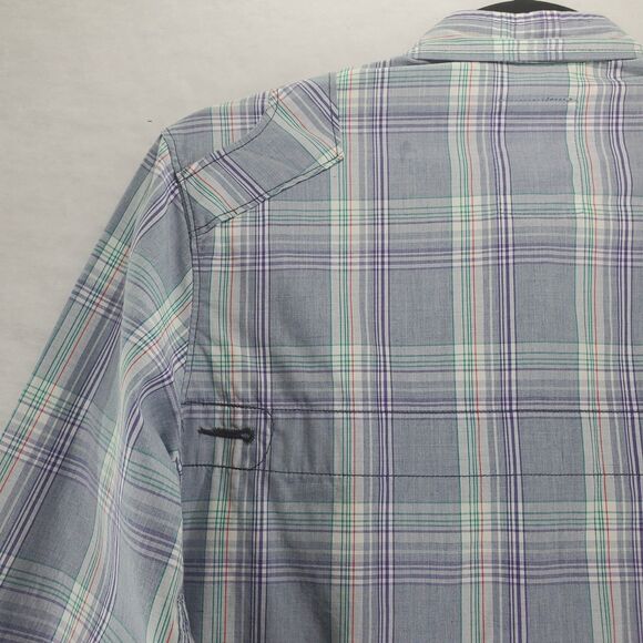 sz S G-Star Raw Viktor Chambray Plaid Men's Button Down Shirt - Picture 11 of 14
